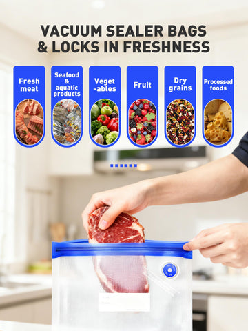 ZABINS BPA-free reusable bags safe for freezer and boiling use