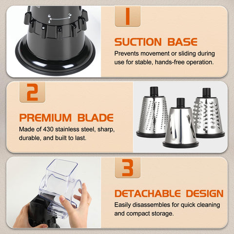 ZABINS dishwasher-safe parts simplify cleanup and storage
