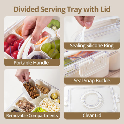 Zaboro Snackle Box portable handle for easy transport