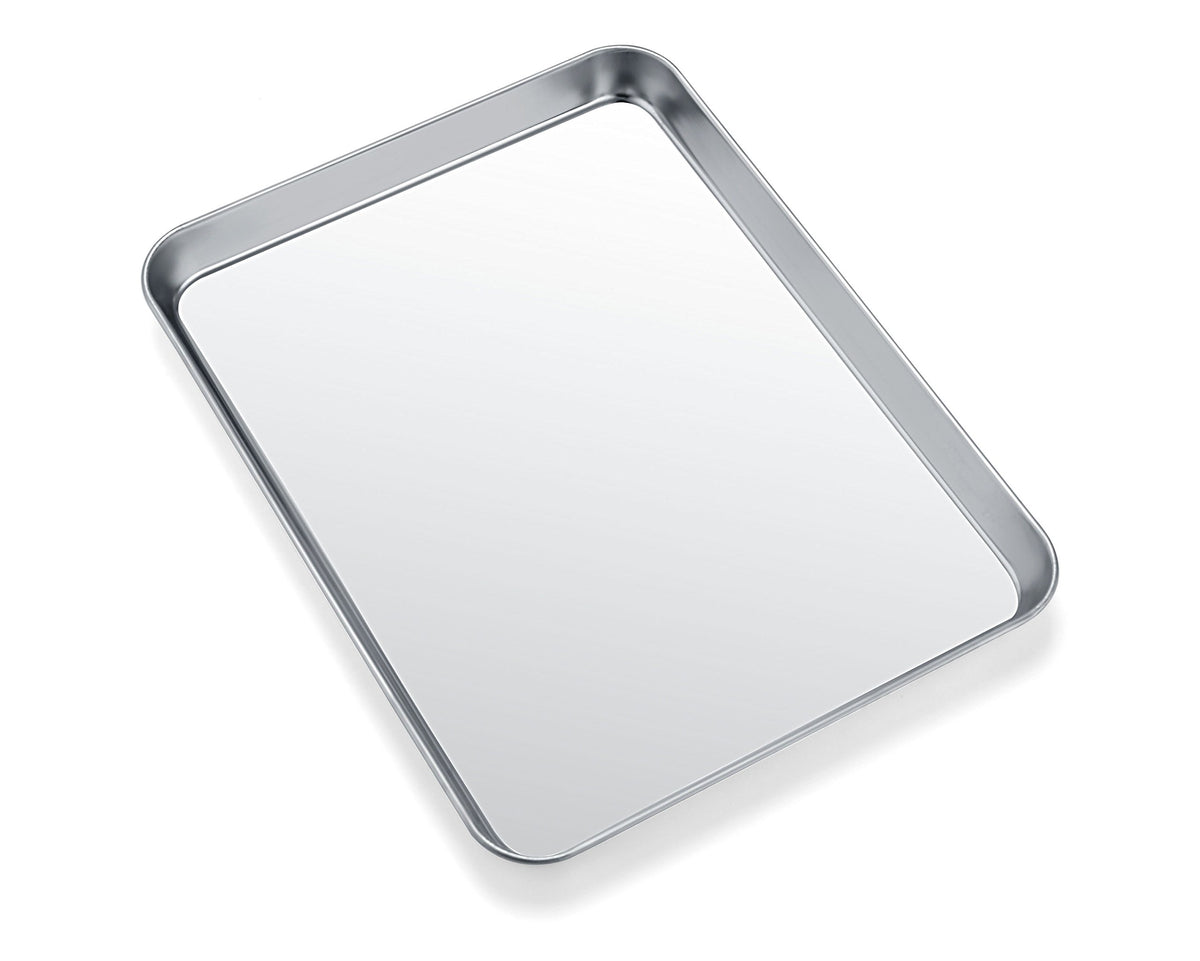 Zacfton baking sheet in 10x8 inch size for even heat and versatile use