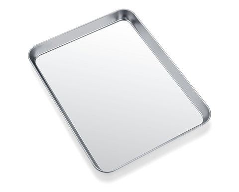 Zacfton baking sheet in 10x8 inch size for even heat and versatile use