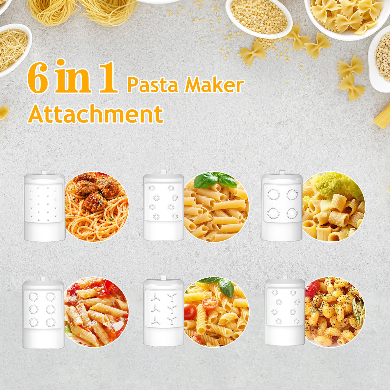 ZACME pasta maker attachment bucatini outlet for KitchenAid makes long hollow noodles