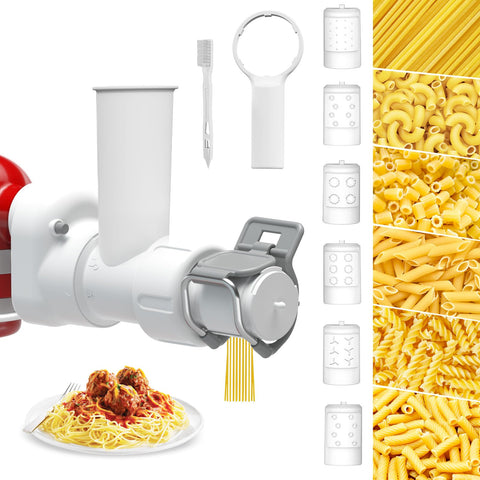 ZACME pasta maker attachment spaghetti outlet for KitchenAid creates fresh spaghetti quickly
