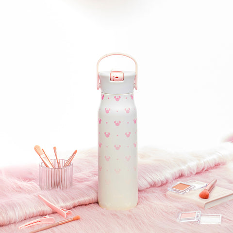 Zak Designs Minnie Mouse Harmony bottle with straw lid for easy sipping on the go.