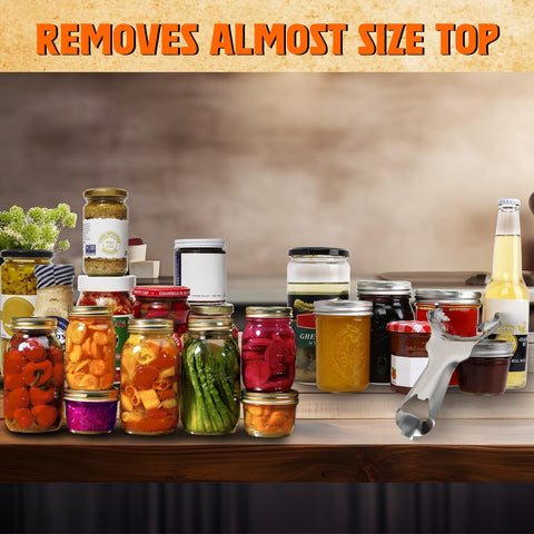 Zakdbbry easy-twist action minimizes effort on jars.