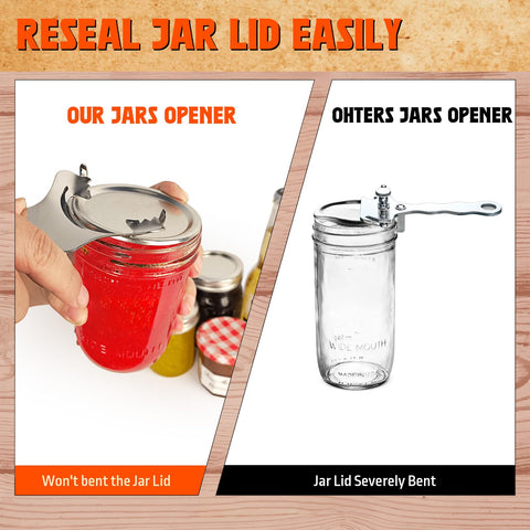 Zakdbbry no-dent design protects lids during opening.