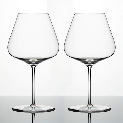 Zalto Denk'Art Burgundy red wine glass hand-blown crystal for refined tasting.