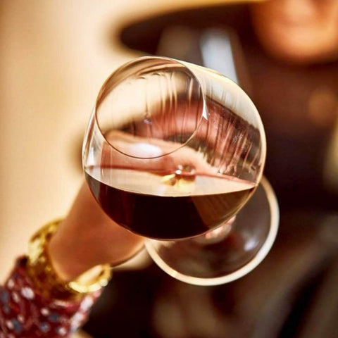 Zalto Denk'Art Burgundy red wine glass ultra-thin lip for near-wine contact.