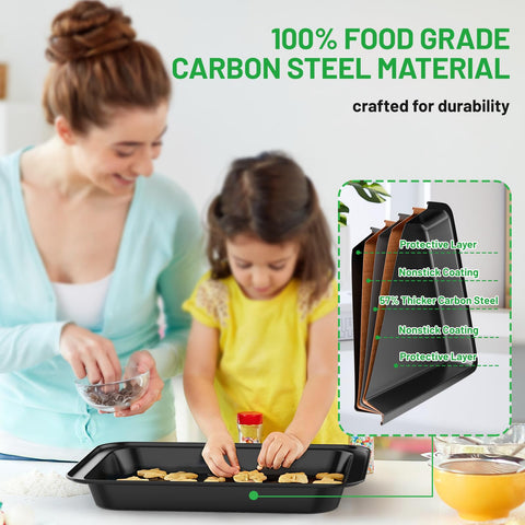 Zapstarz square brownie pan for uniform edges and easy portioning