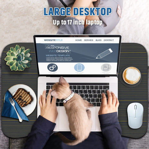 Zapuno Arc Foldable Laptop Bed Table drawer open showcasing storage