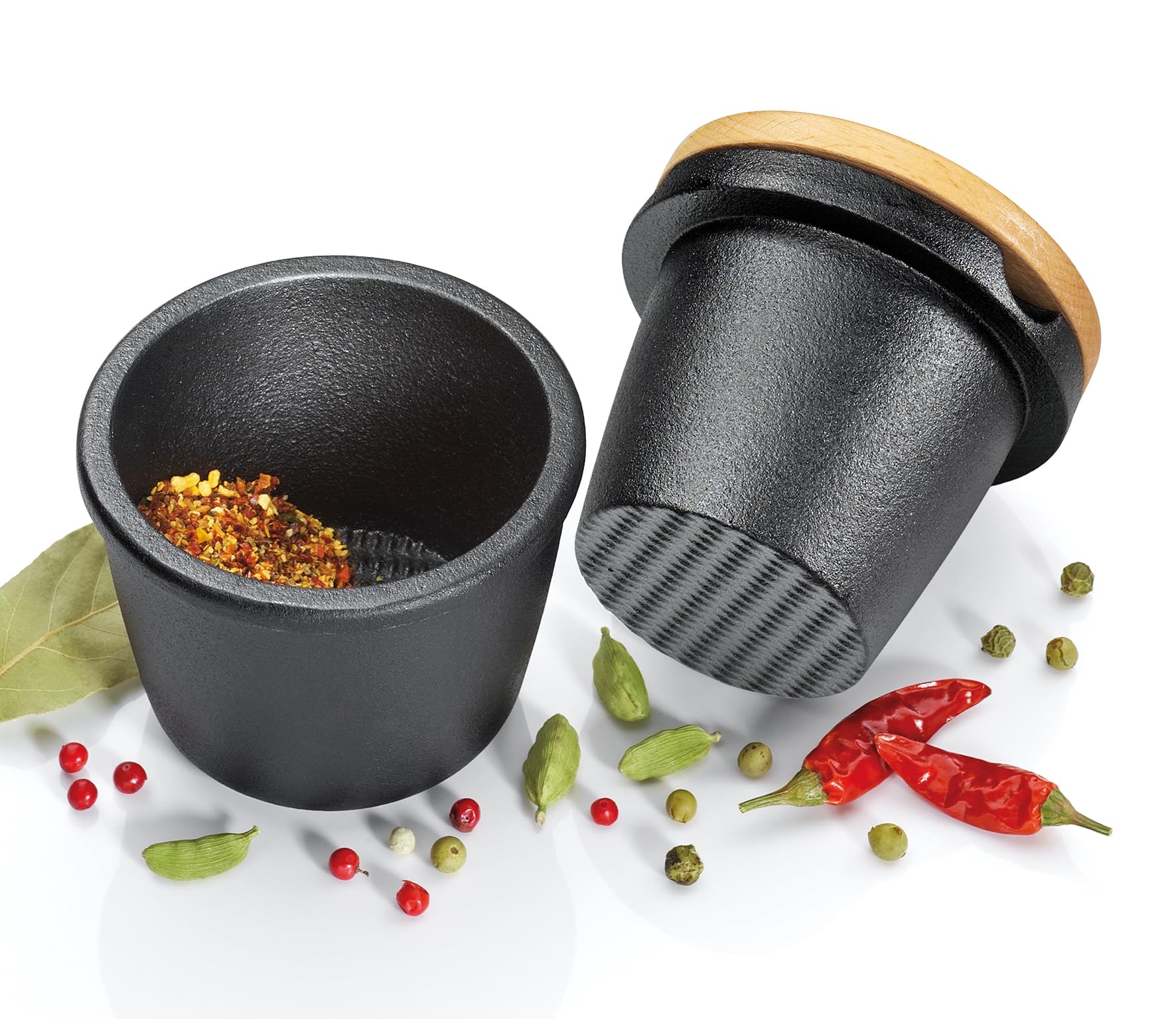On the kitchen counter, Zassenhaus kit adds professional style and reliable grinding.