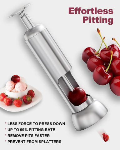 Dishwasher-safe Zattic cherry pitter keeps cleanup simple