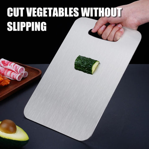 Zaucet titanium cutting board 14x10 back for cross-use separation.