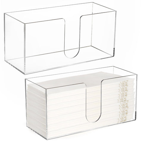 ZAVOOS acrylic towel holder front view, easy grab