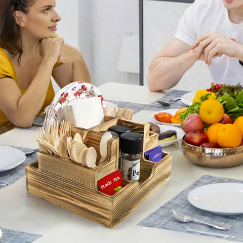 ZAVOOS flatware organizer provides easy refill and clear visibility.