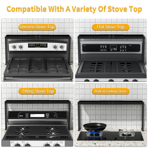 ZDDLOINP spice rack shelf fully extended to fit larger stoves and space.