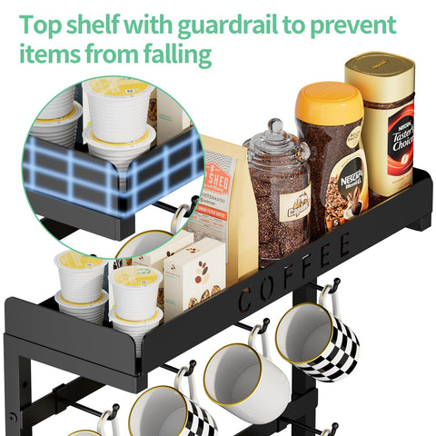 Sturdy metal construction ensures durable daily use