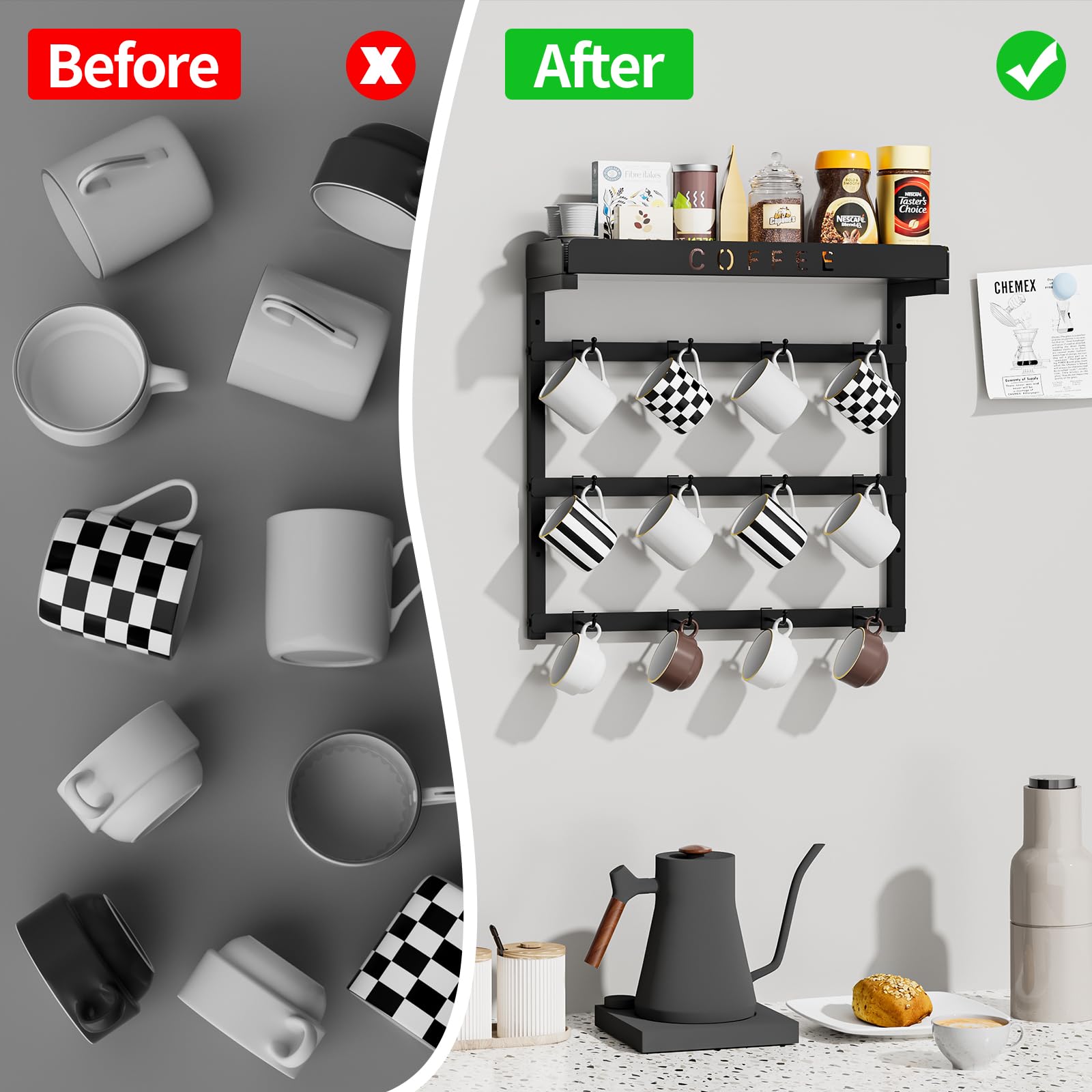 ZDDLOINP top shelf stores pods and small accessories