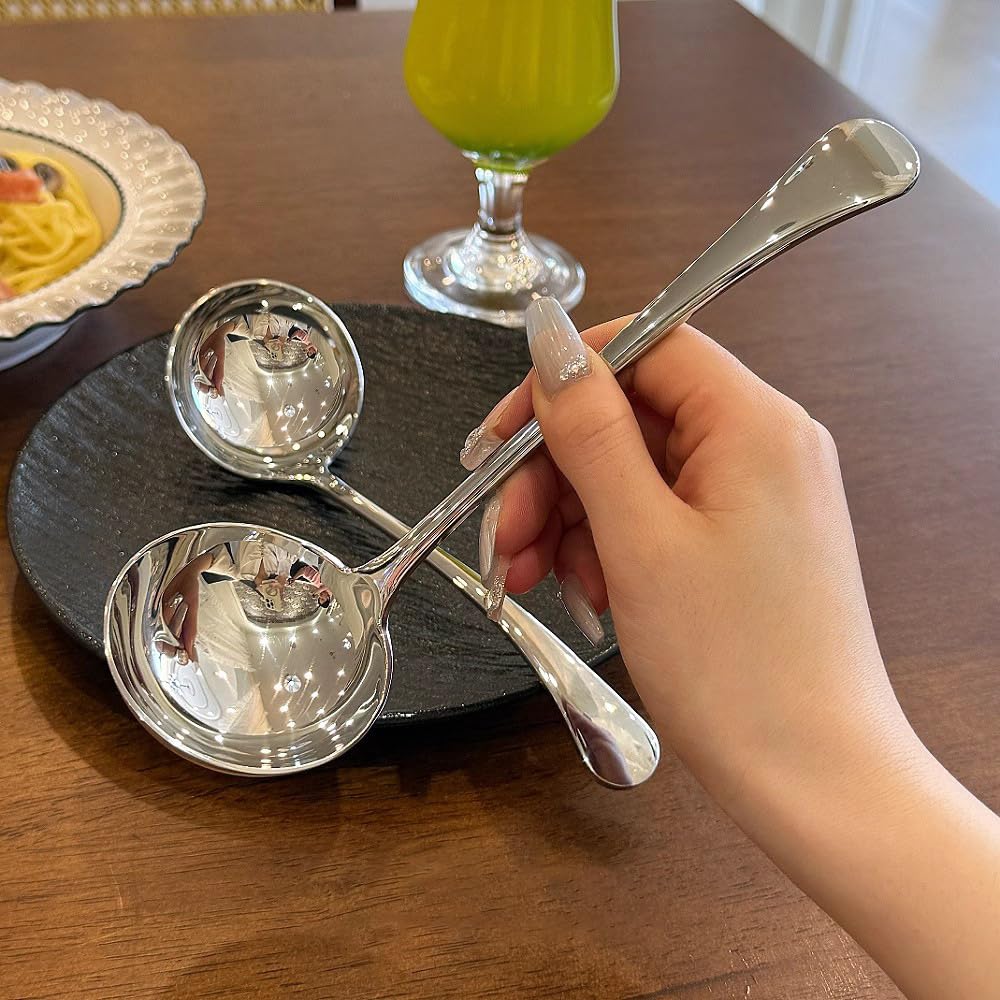 ZDFQly dishwasher-safe gravy ladle makes cleanup quick after holiday dinners.