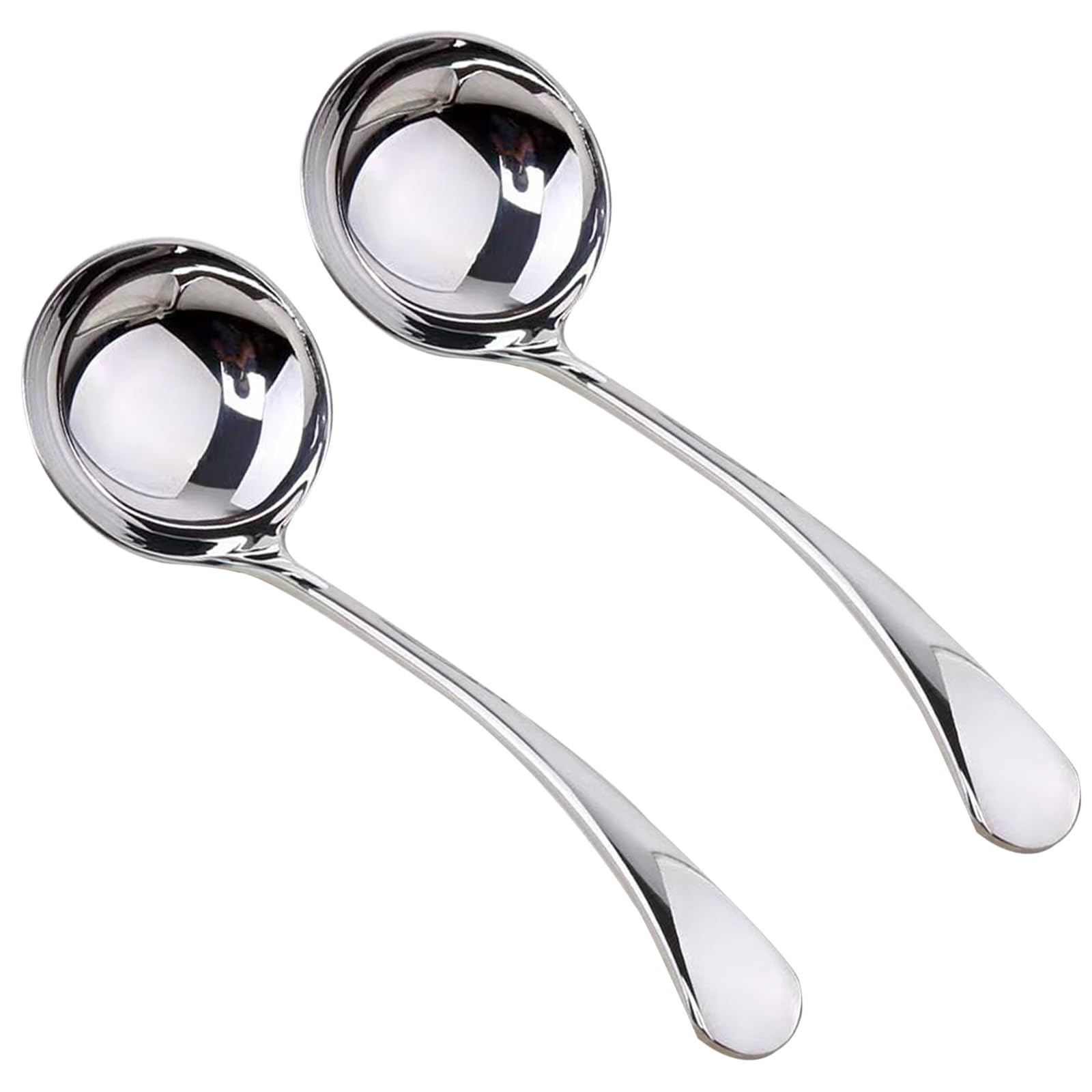 ZDFQly small ladle for sauce and gravy with a 7.9-inch reach for easy serving.