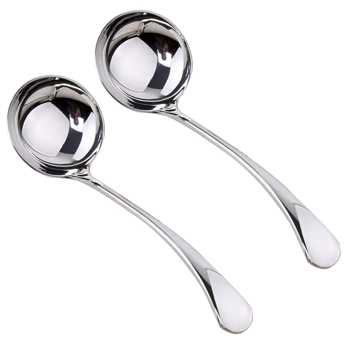 ZDFQly small ladle for sauce and gravy with a 7.9-inch reach for easy serving.