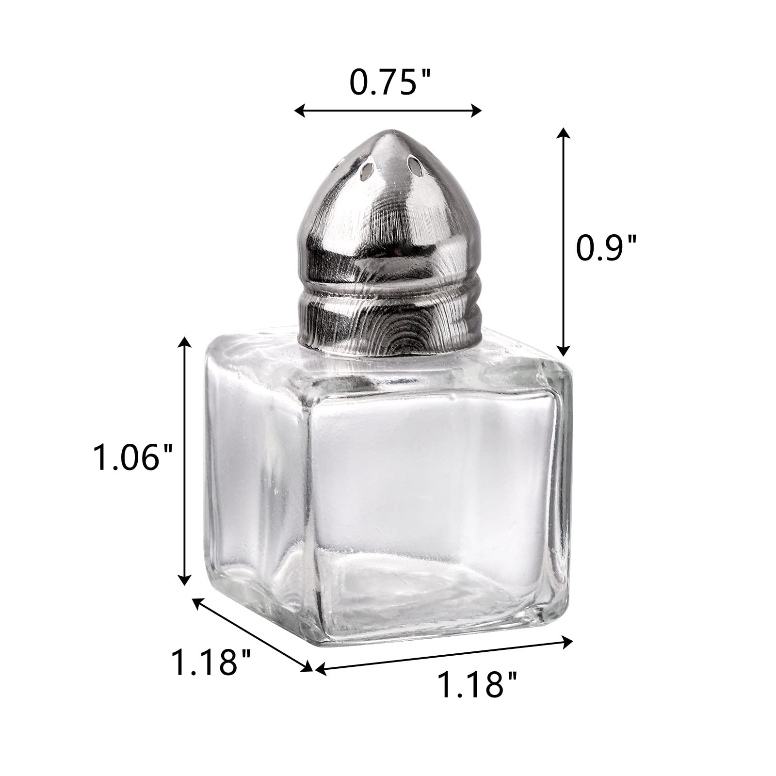 ZEAYEA cube glass body with stainless steel lid shown for elegant dining