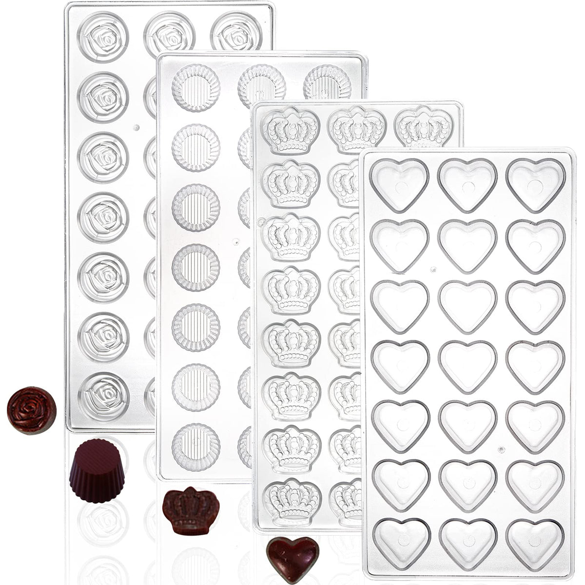 ZEAYEA cup mold for chocolates, easy release and versatile for treats.