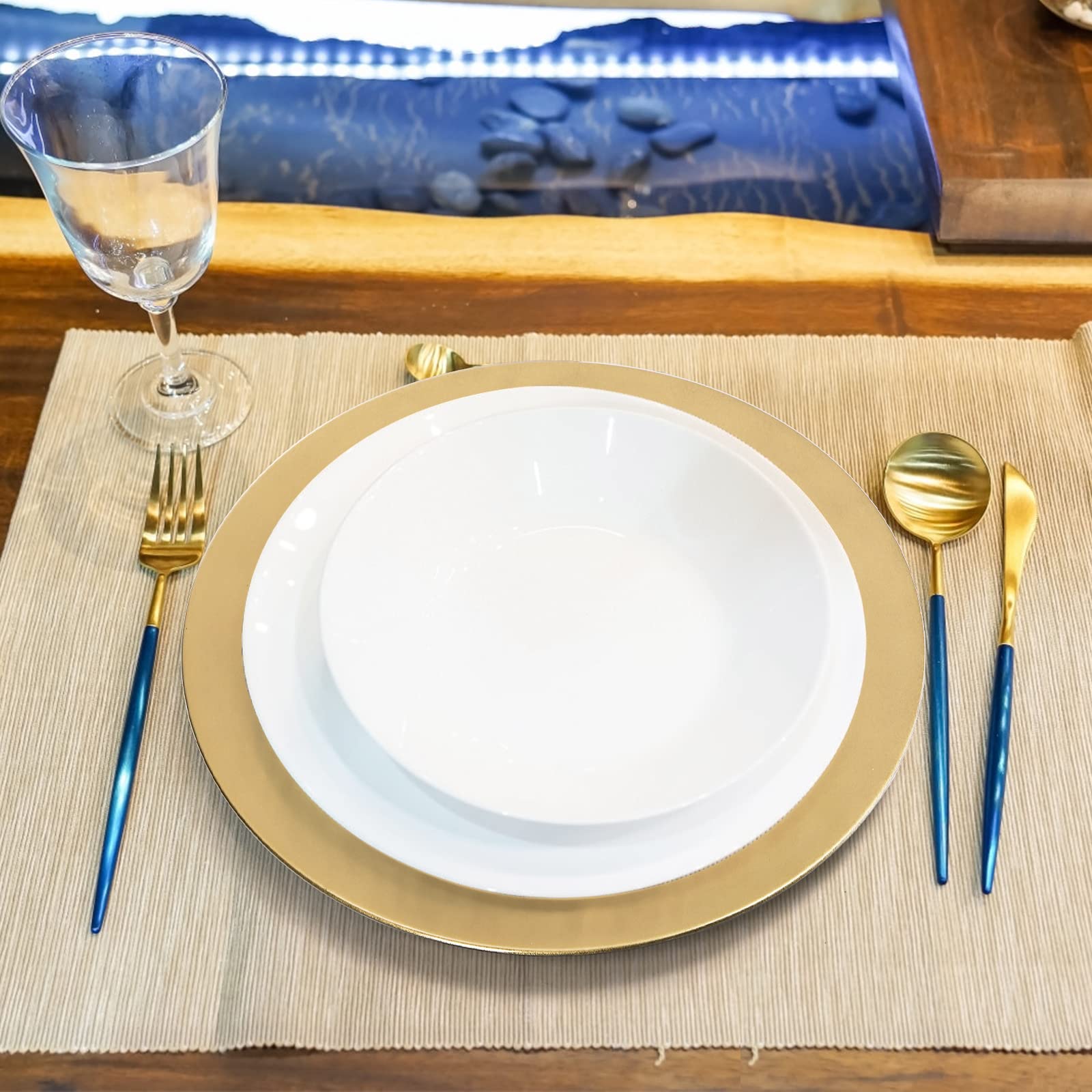 ZEAYEA elegant tabletop accessory adding luxe touch to holiday dinners.