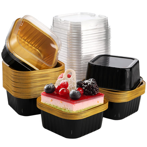 ZEAYEA multipurpose cups suit cupcakes, puddings, pies at gatherings.