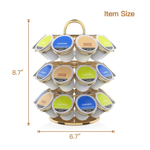 ZECENN 360-degree Spin Base makes pod retrieval effortless.