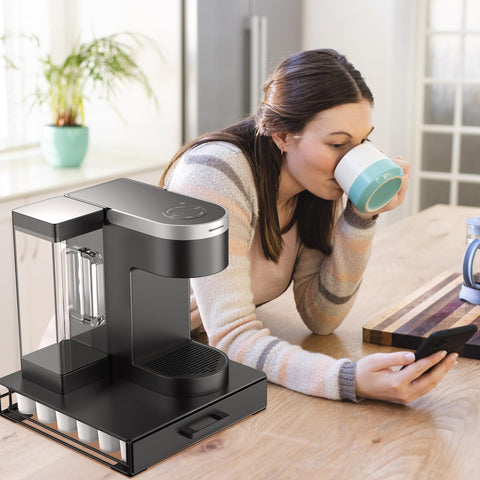 ZECENN K-Cup drawer is rust-proof and humidity resistant.