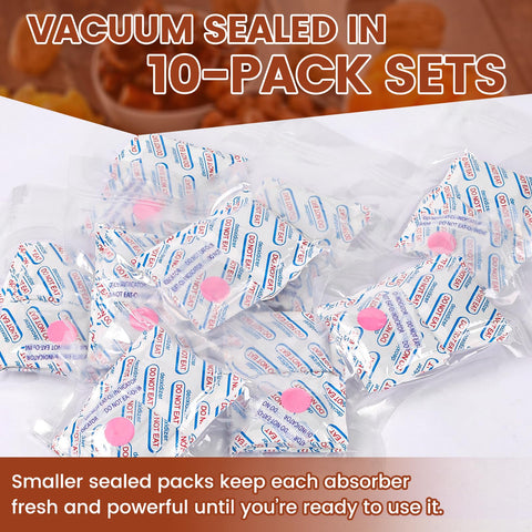 Zeefpod vacuum-sealed packs preserving absorber potency between uses