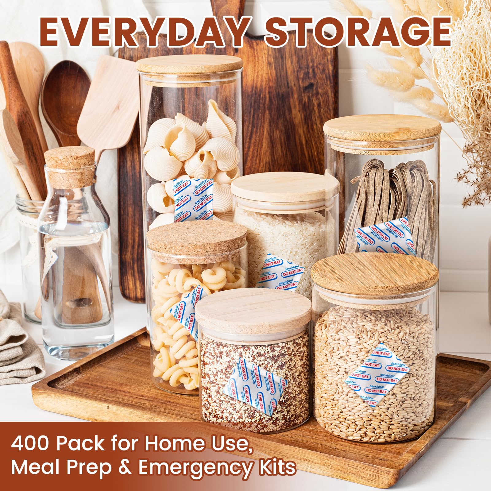 Zeefpod mylar bag and canning jar storage for organized prep