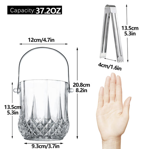 ZEERSHEE 37oz capacity perfect for parties and gatherings.
