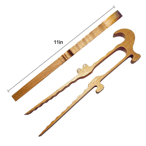 Zeikiwe crocodile groove tongs deliver a firm hold without crushing food.