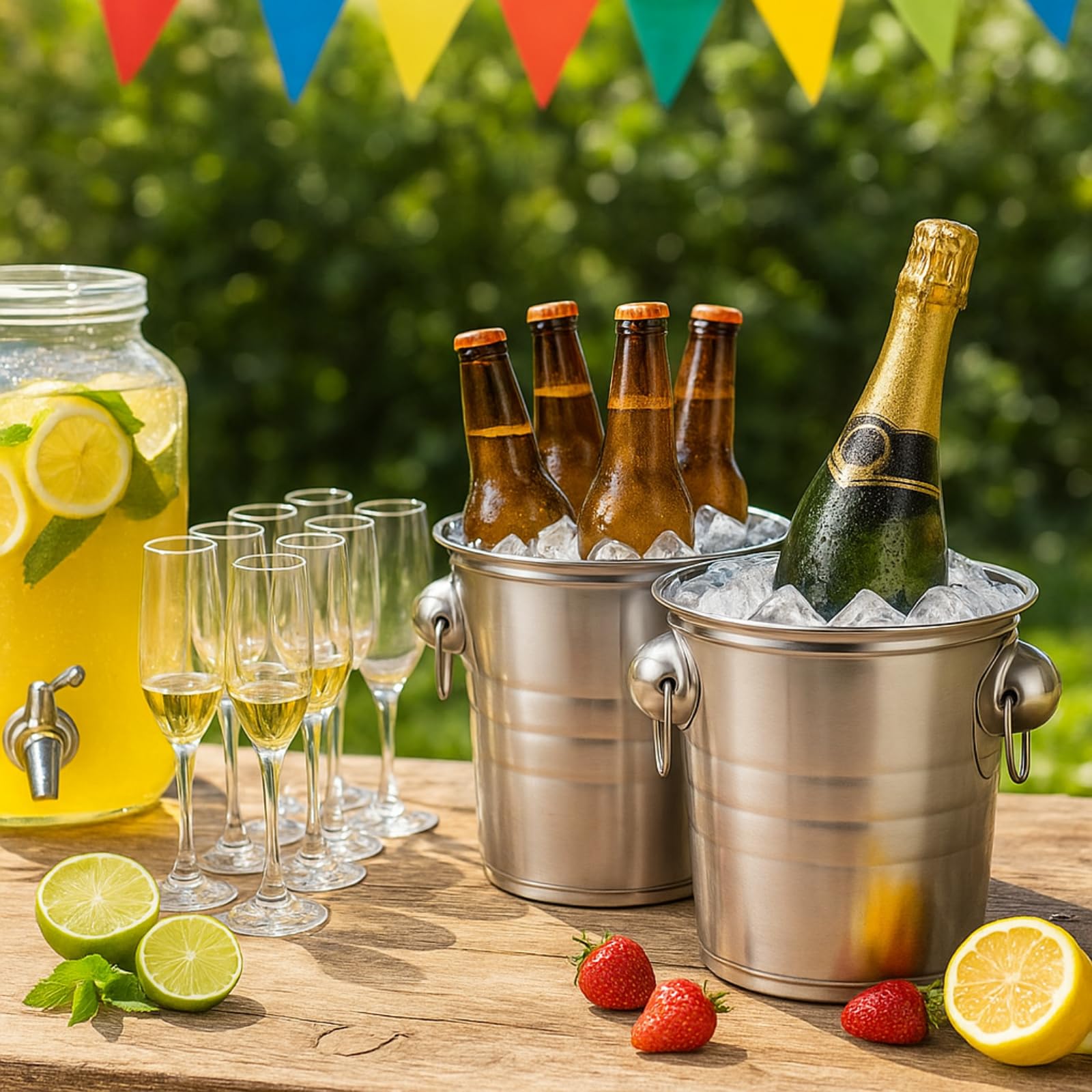 ZENFUN beverage tub ideal for bar, party, and entertaining.