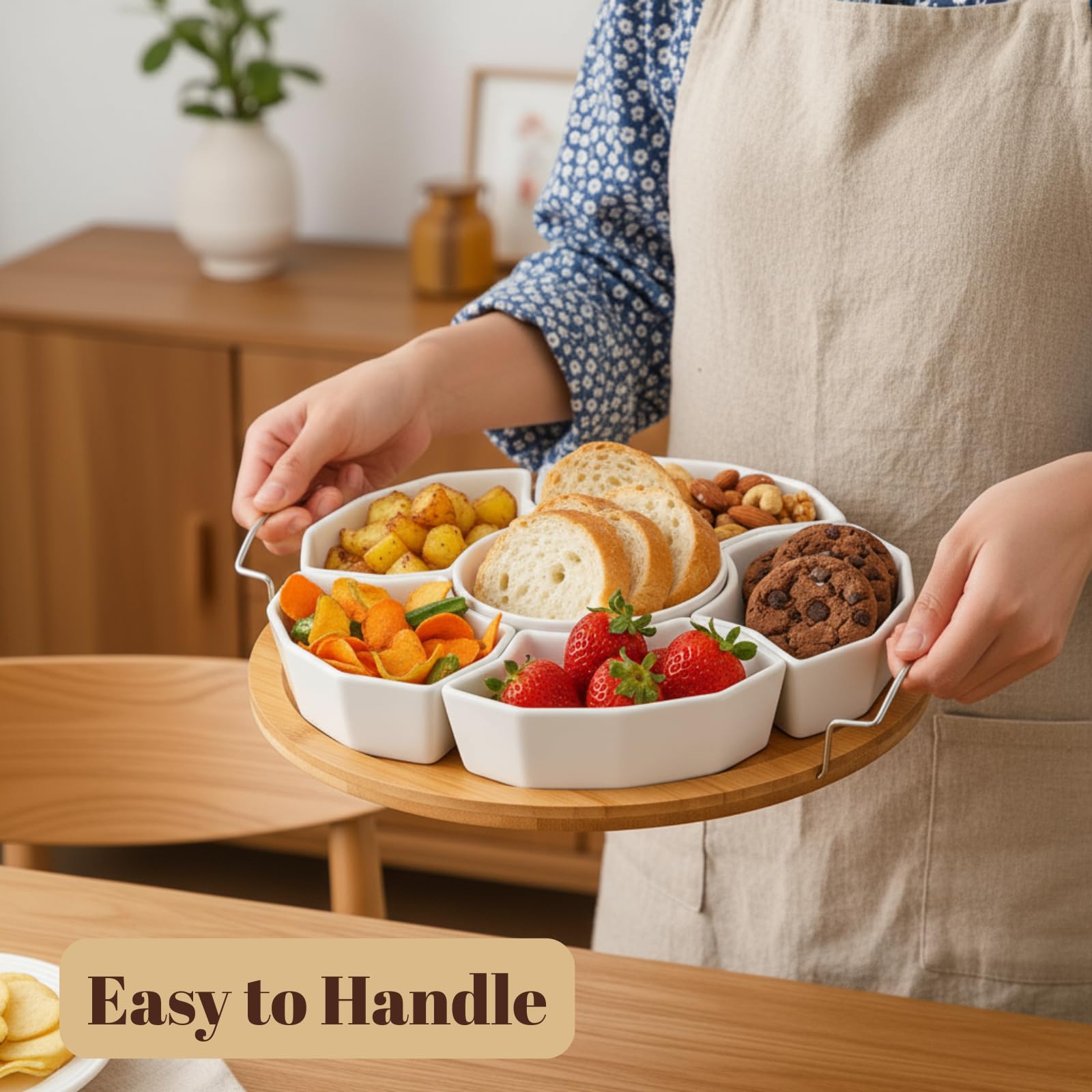 ZENFUN Lead-free ceramic surface safe for daily serving
