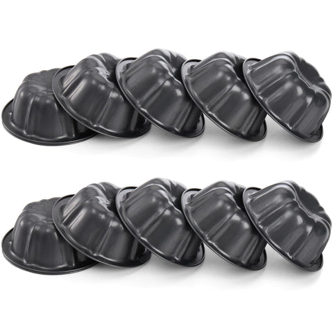 Zenfun mini cake molds ideal for angel food cake, brownies, and more.