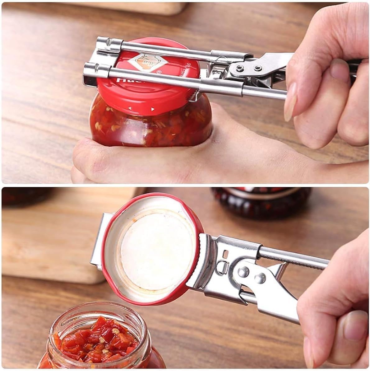 Zengxiaoyun adjustable-kitchen-tool highlights smooth gears for easy opening.