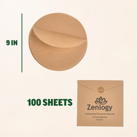 Zenlogy high-heat rounds withstand up to 450°F for versatile oven tasks.