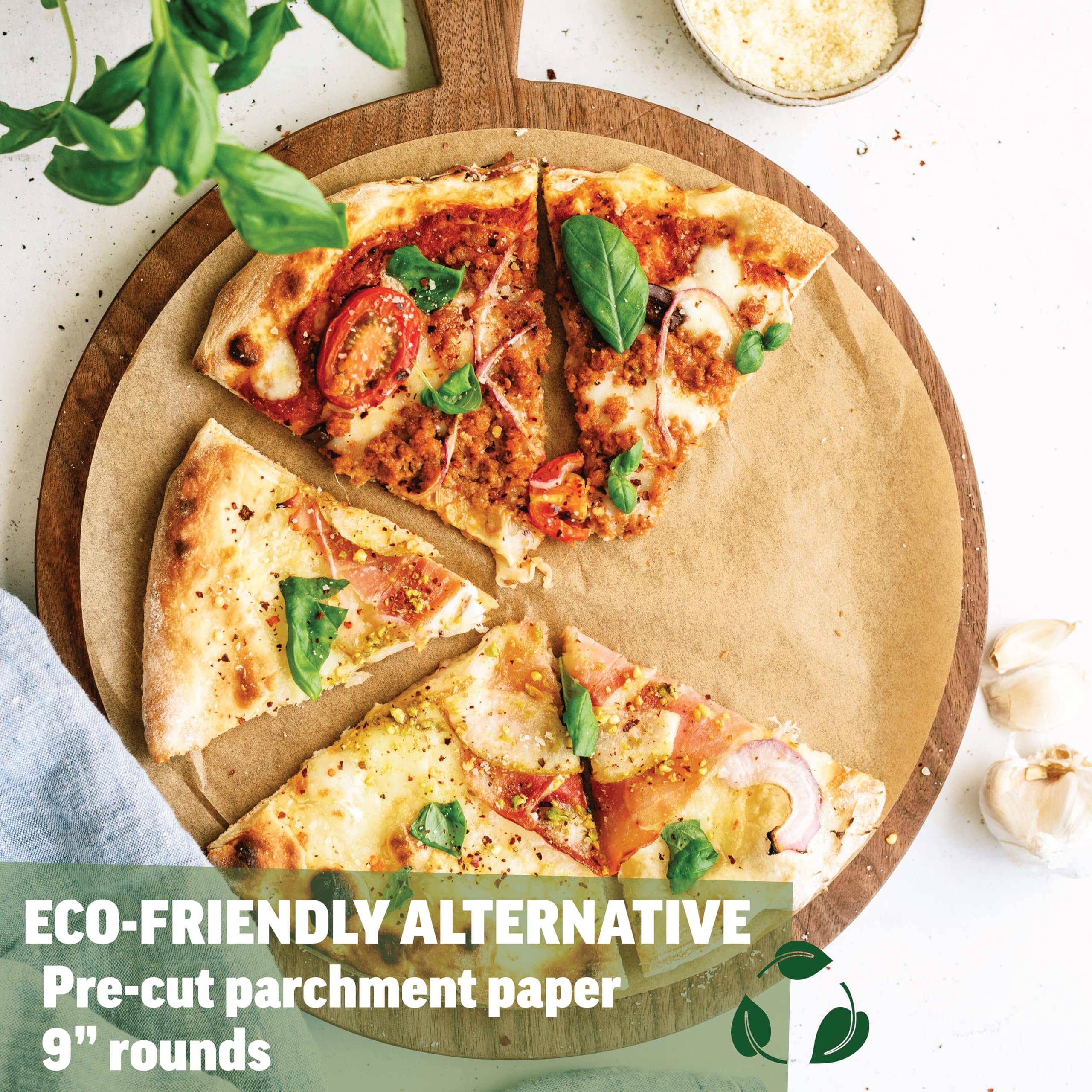 Zenlogy unbleached parchment ensures eco-friendly baking with reliable non-stick performance.