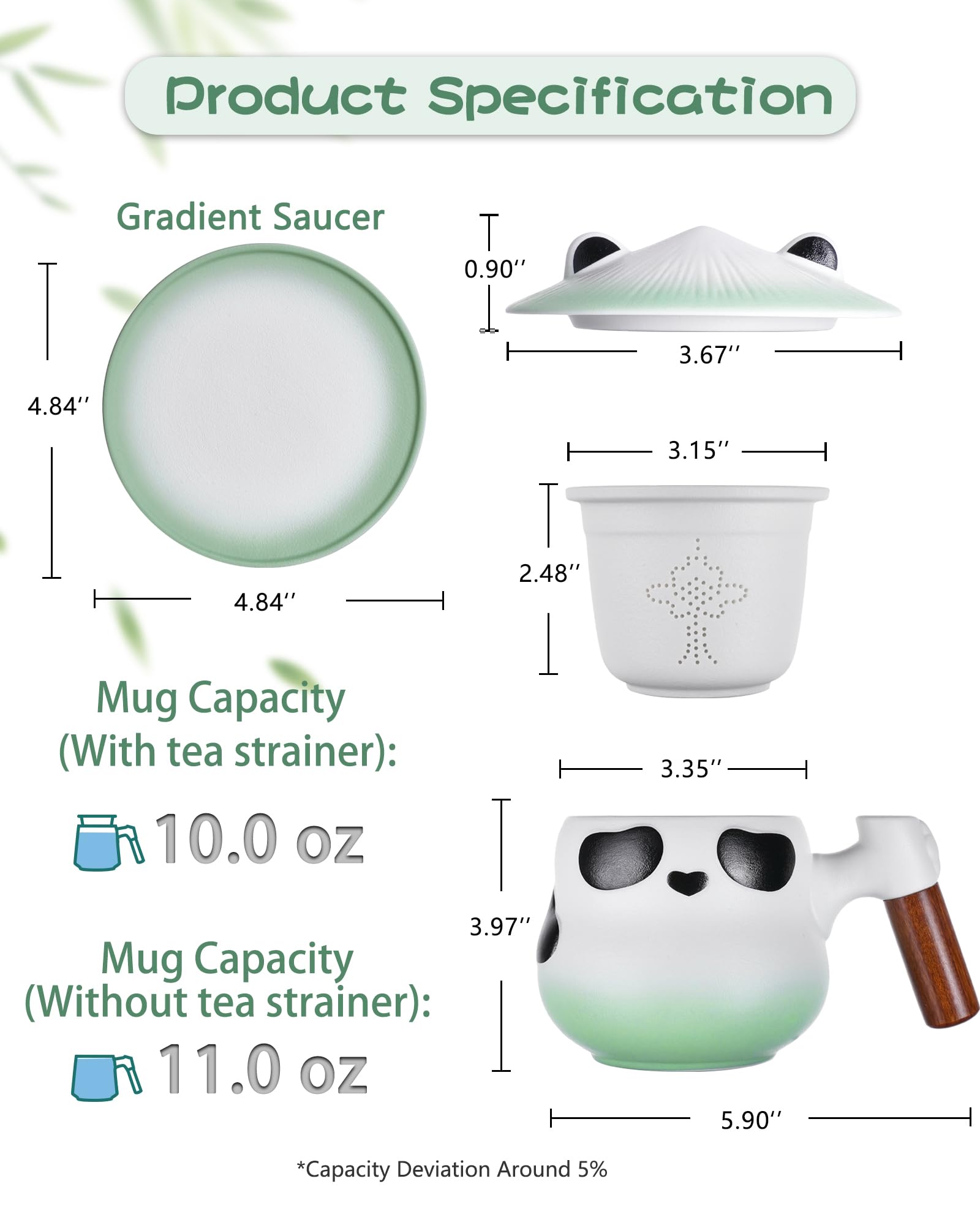 ZENS ceramic cup with matte glaze and hand-painted gradient finish.