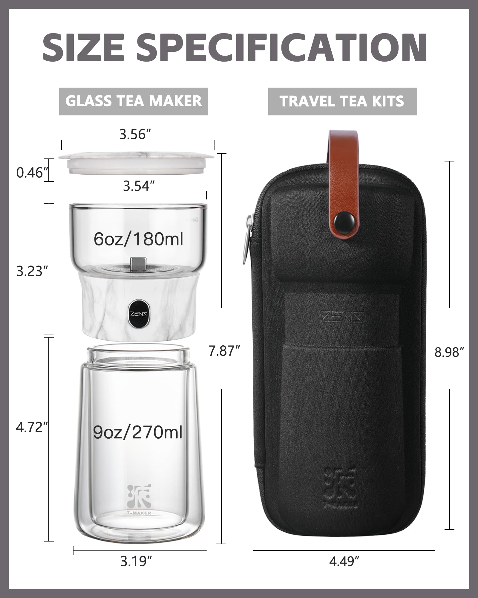 ZENS double-walled mug stays cool to touch while enjoying hot brew.