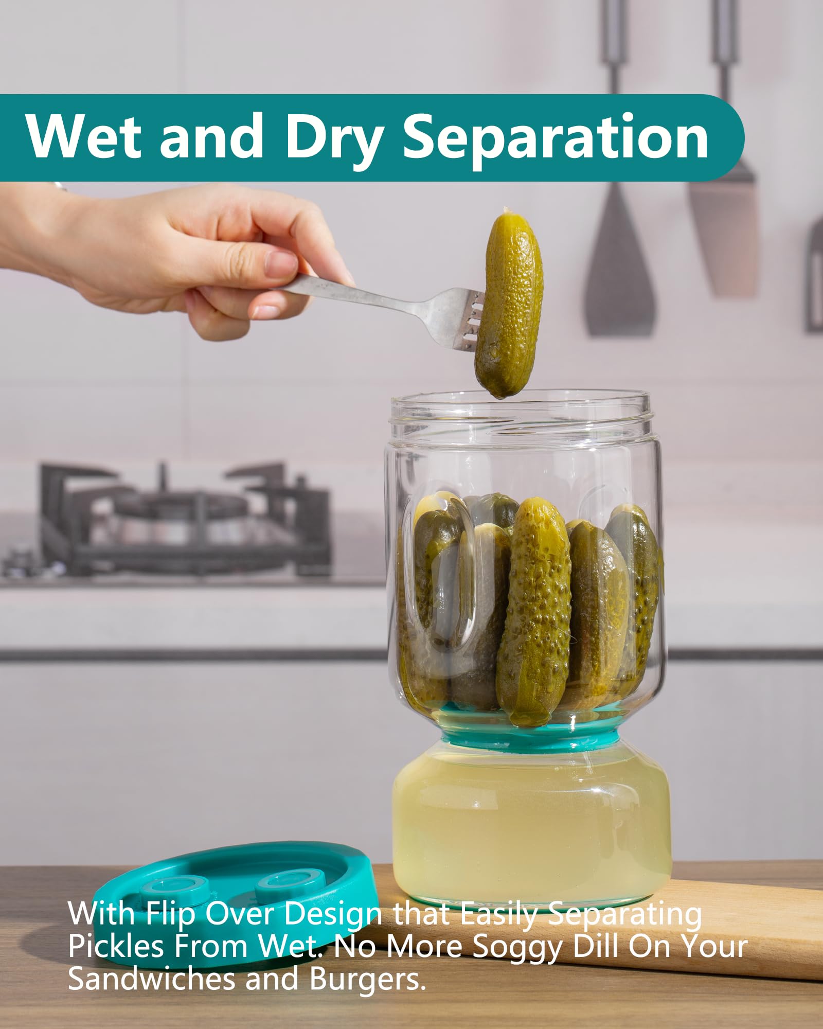 ZENS gift-packaging pickle jar is a great present for pickle lovers.