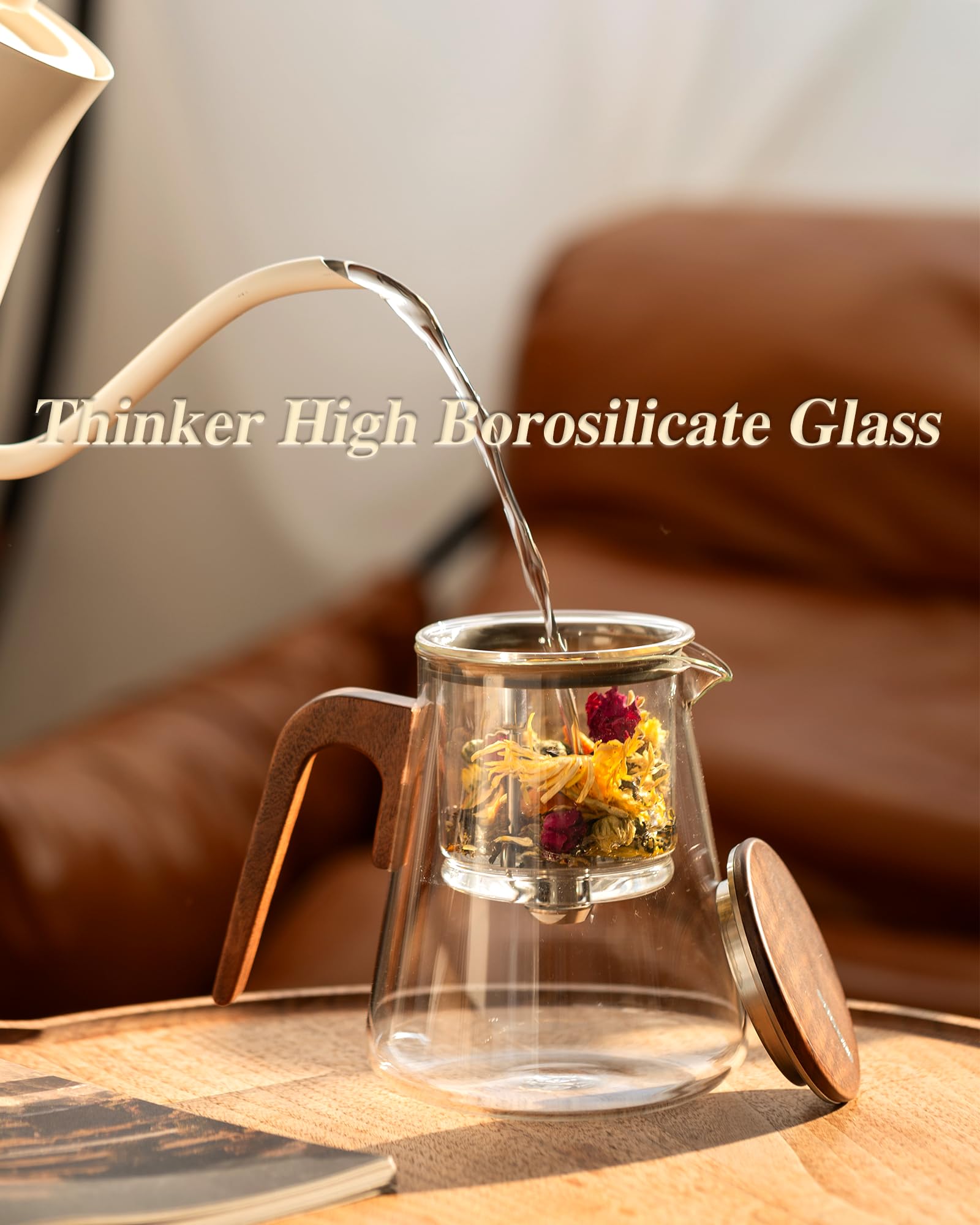 ZENS thick borosilicate glass withstands high temperature changes