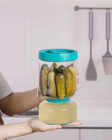 ZENS olive and jalapeño keeper helps prep condiments.