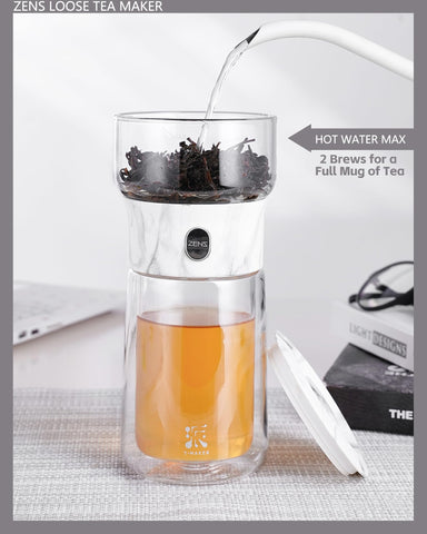 ZENS one-touch pouring in action for no spills during a busy morning.