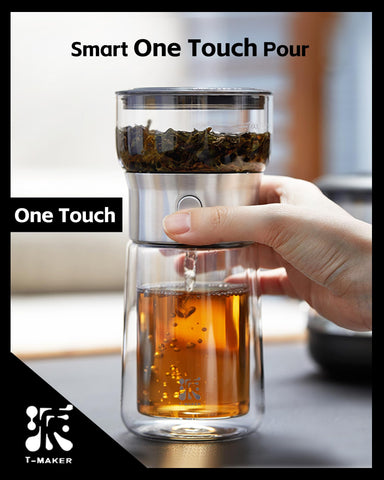ZENS one-touch tea maker showcasing effortless brewing convenience