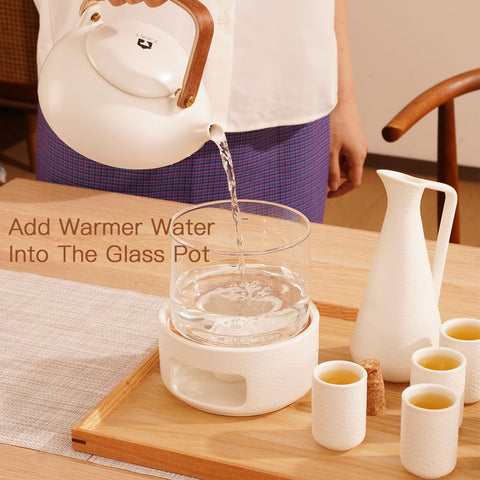 ZENS warming stove included for hot or ambient sake temperatures.