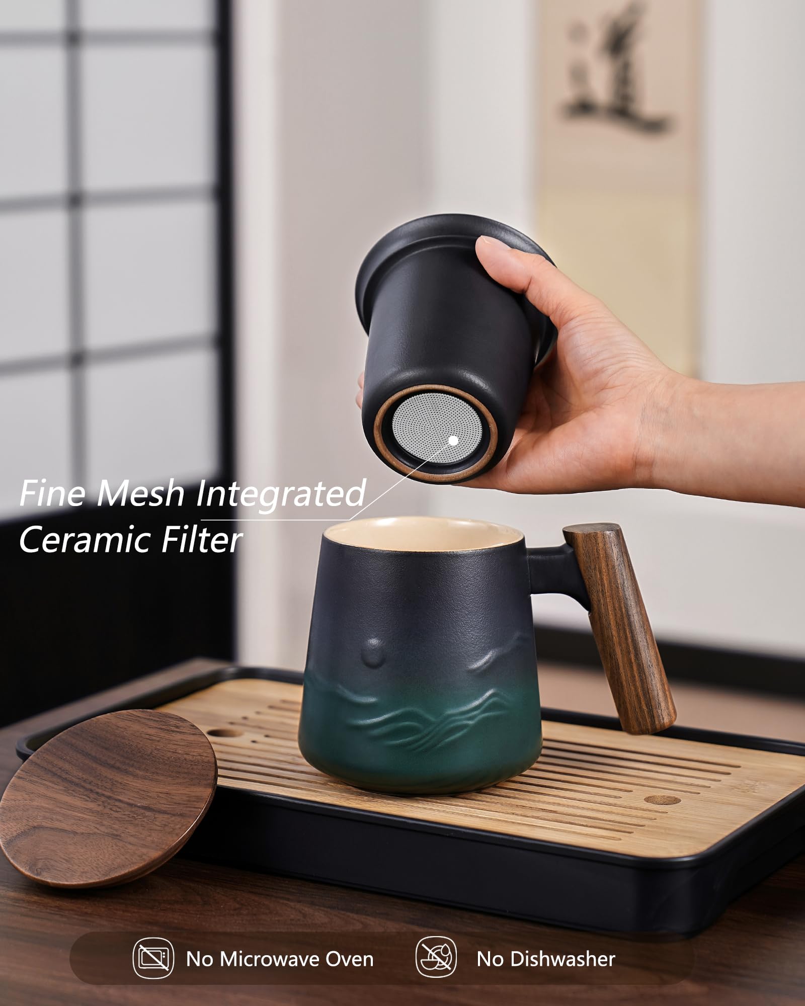 ZENS sturdy ceramic mug designed for daily use and durability.